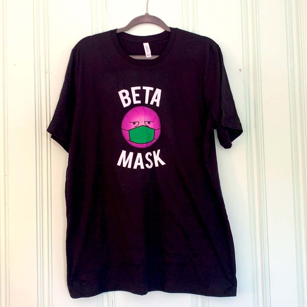 Brand new men’s XL beta mask tshirt